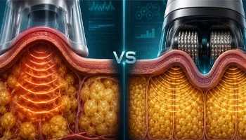 Lipomotion vs traditionel vakuum RF-maskine